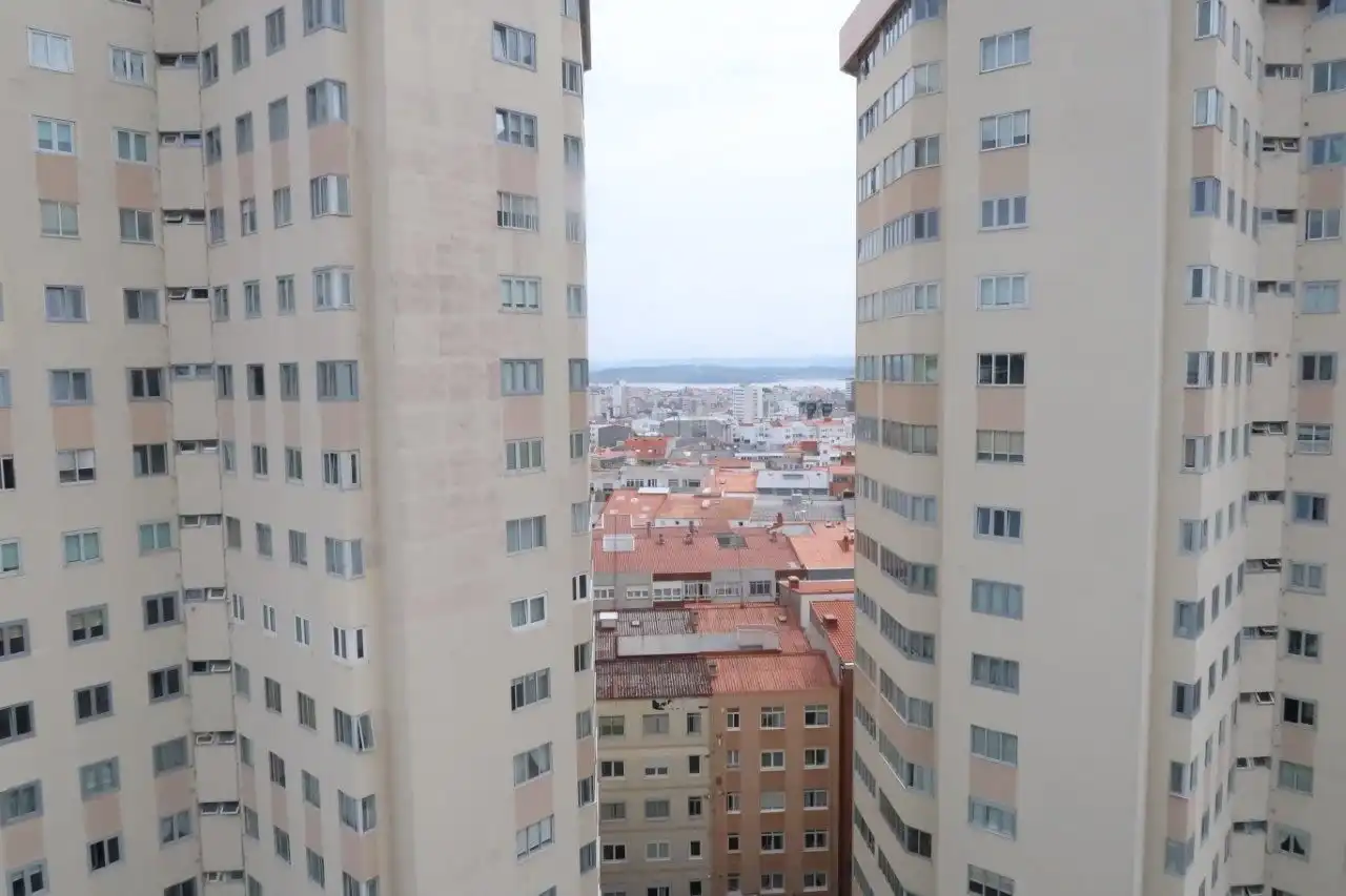 Vista exterior de Piso en venta en A Coruña Capital 