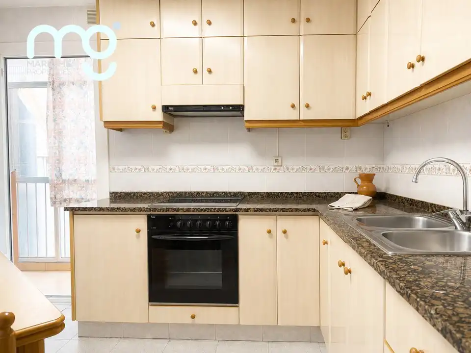 Kitchen of Flat for sale in Mataró  with Air Conditioner, Heating and Terrace