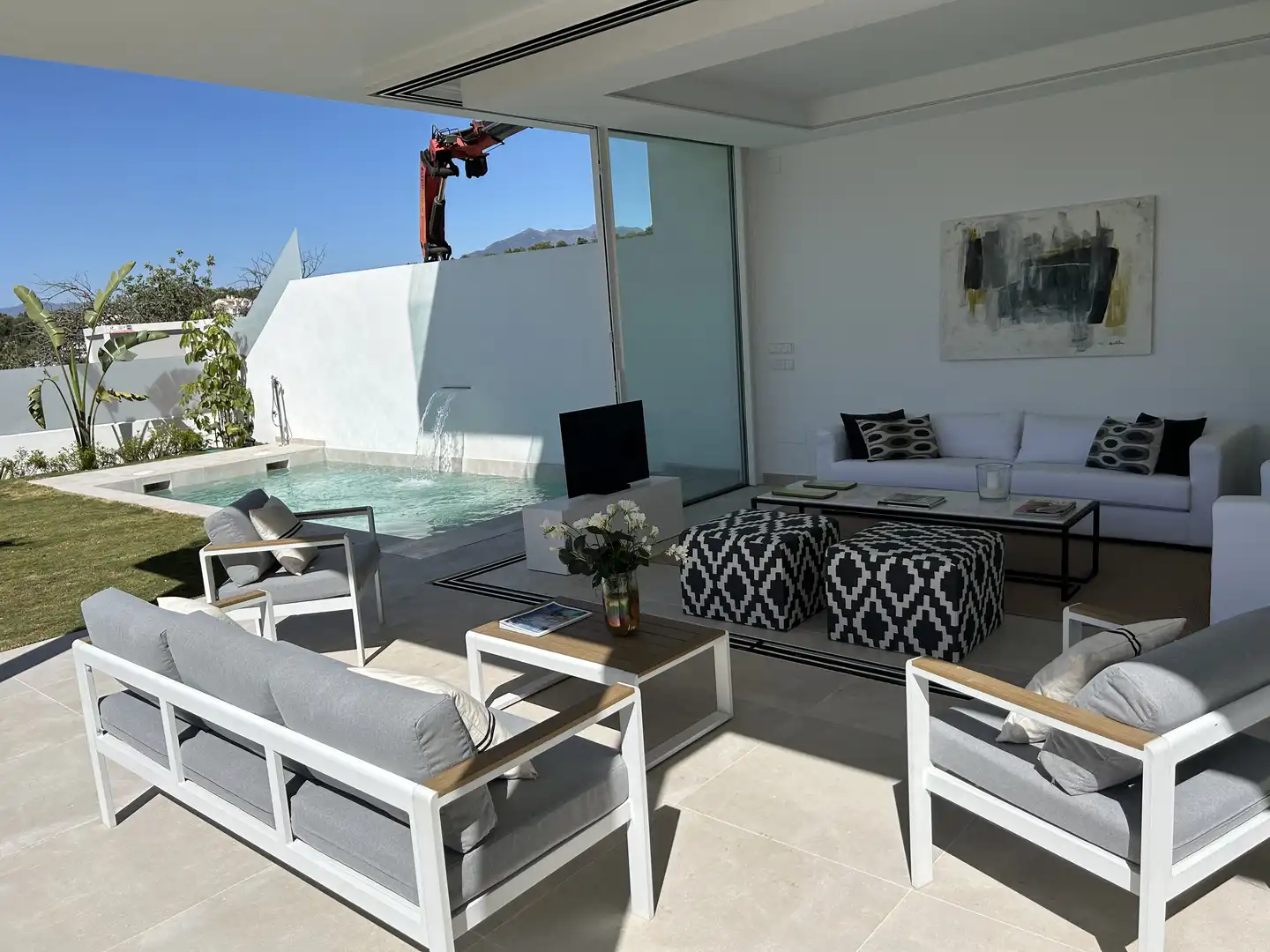 Terrassa de Casa o xalet en venda en Marbella amb Aire condicionat, Calefacció i Jardí privat