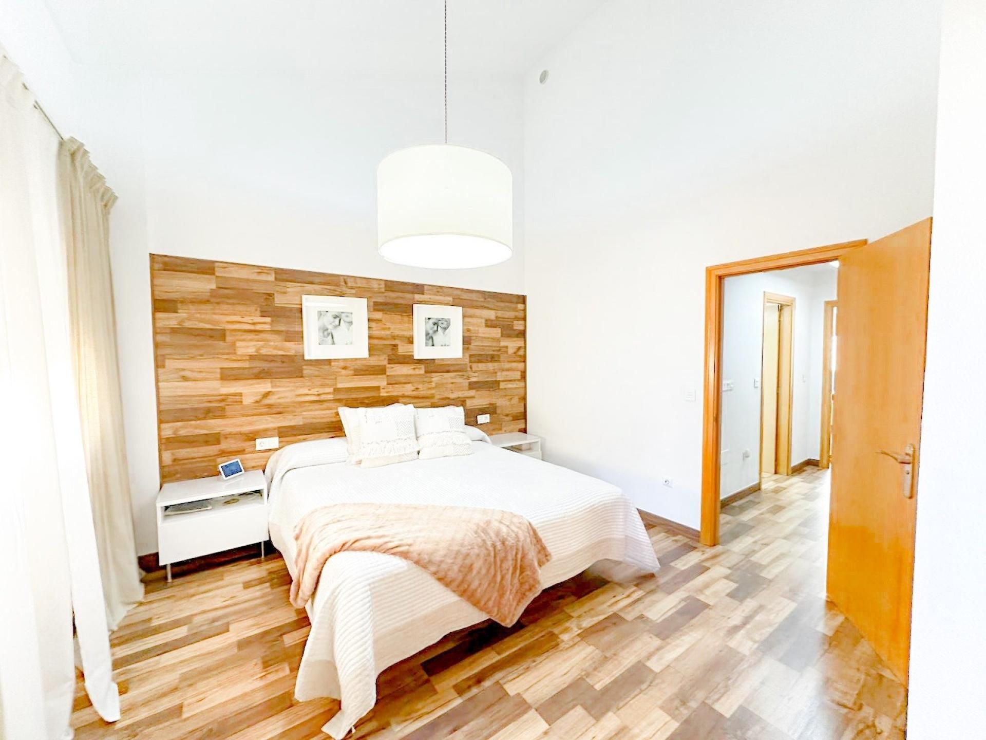 Bedroom of Single-family semi-detached for sale in  Murcia Capital  with Air Conditioner and Terrace
