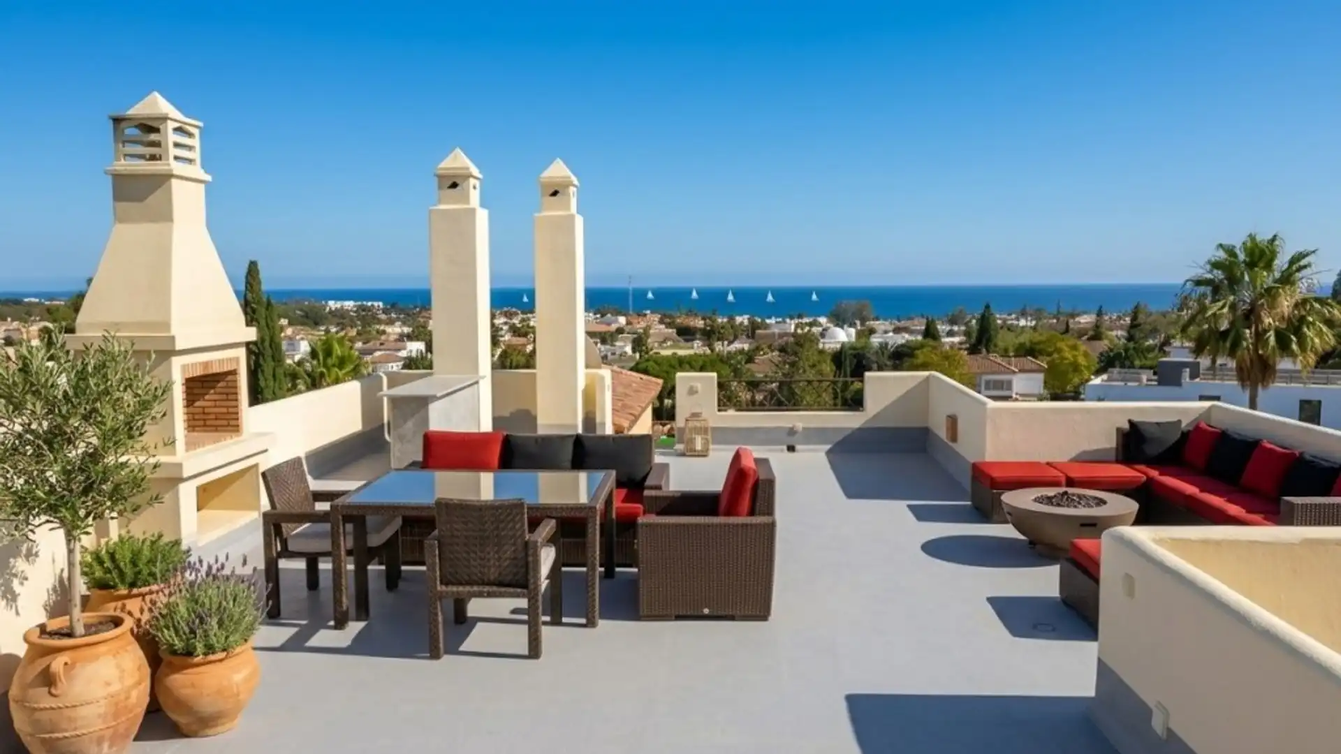Terrace of Duplex for sale in Estepona  with Terrace and Community pool