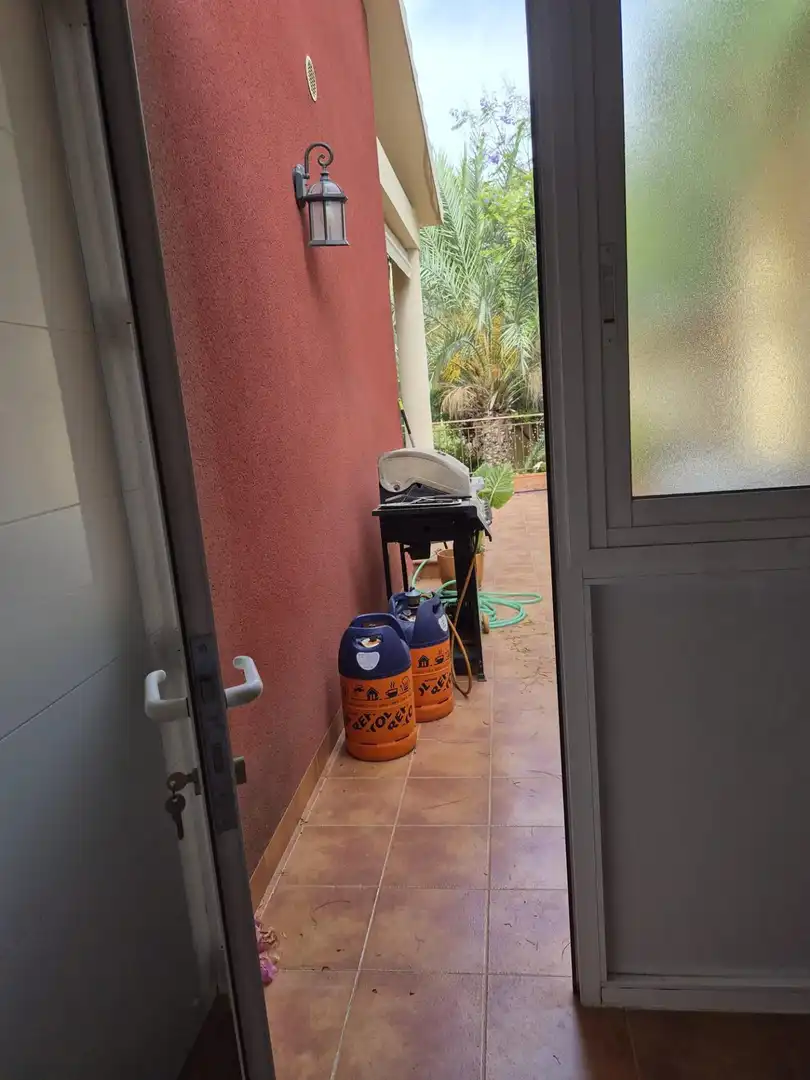 Terrassa de Casa o xalet en venda en Alguazas amb Aire condicionat, Jardí privat i Moblat