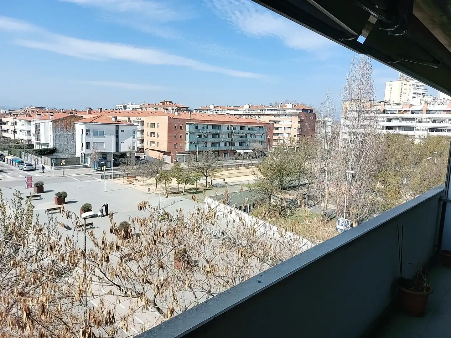 Terrassa de Pis de lloguer en Girona amb Aire condicionat, Calefacció i Jardí privat