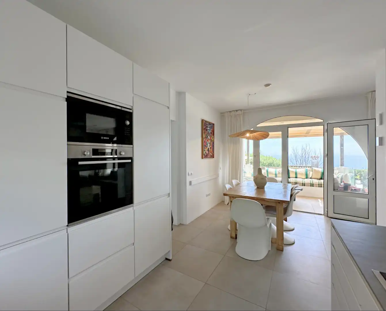 Cuina de Casa o xalet en venda en Estepona amb Aire condicionat, Jardí privat i Terrassa