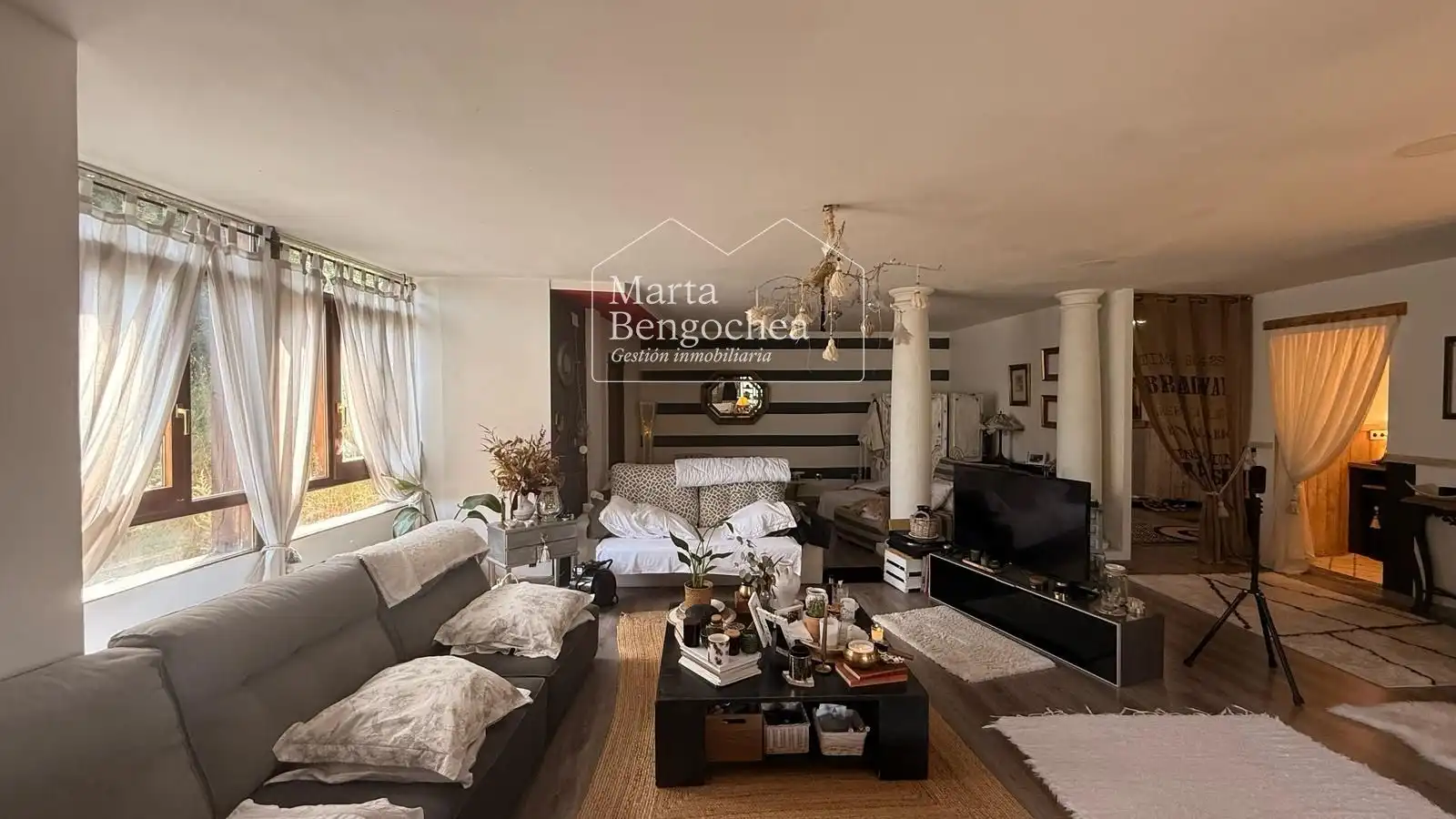 Living room of Houses for sale in Condado de Treviño  with Heating, Terrace and Furnished