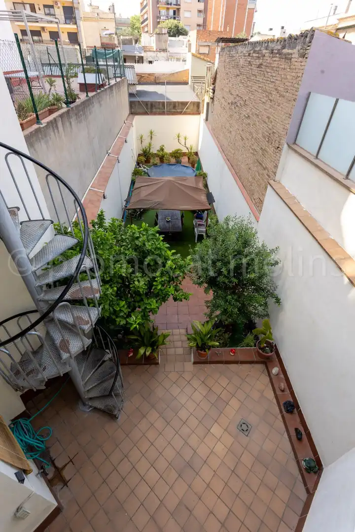 Terraza de Casa o chalet en venta en Molins de Rei con Aire acondicionado, Calefacción y Jardín privado