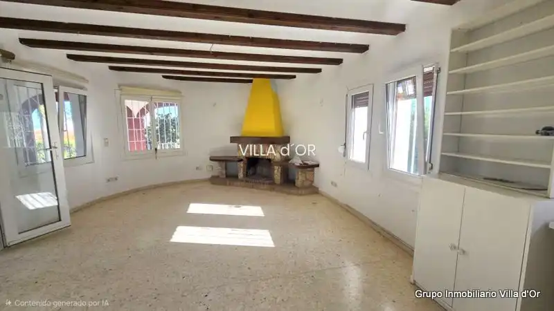 Wohnzimmer von Haus oder Chalet zum Verkauf in Dénia mit Klimaanlage, Privatgarten und Terrasse