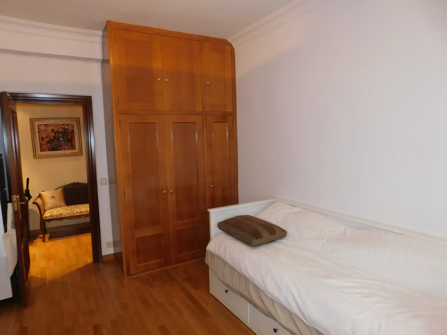Bedroom of Flat for sale in  Pamplona / Iruña  with Heating, Furnished and Oven