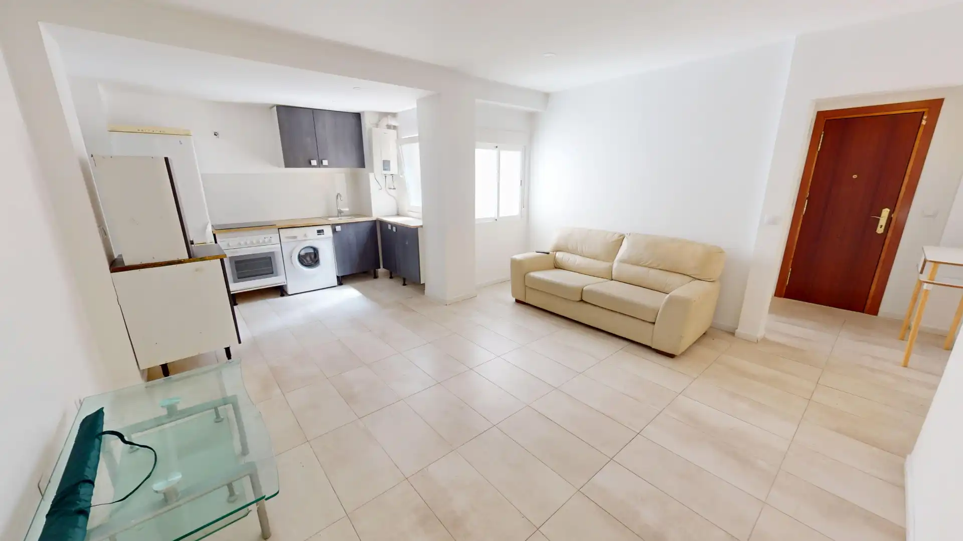 Sala de estar de Piso en venta en Alicante / Alacant con Amueblado, Lavadora y Balcón