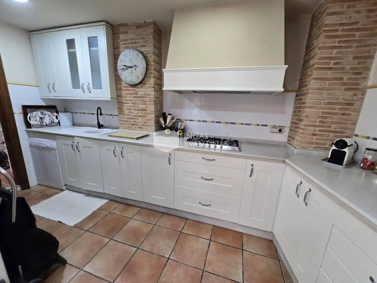 Cocina de Casa o chalet en venta en San Vicente del Raspeig / Sant Vicent del Raspeig con Terraza y Amueblado