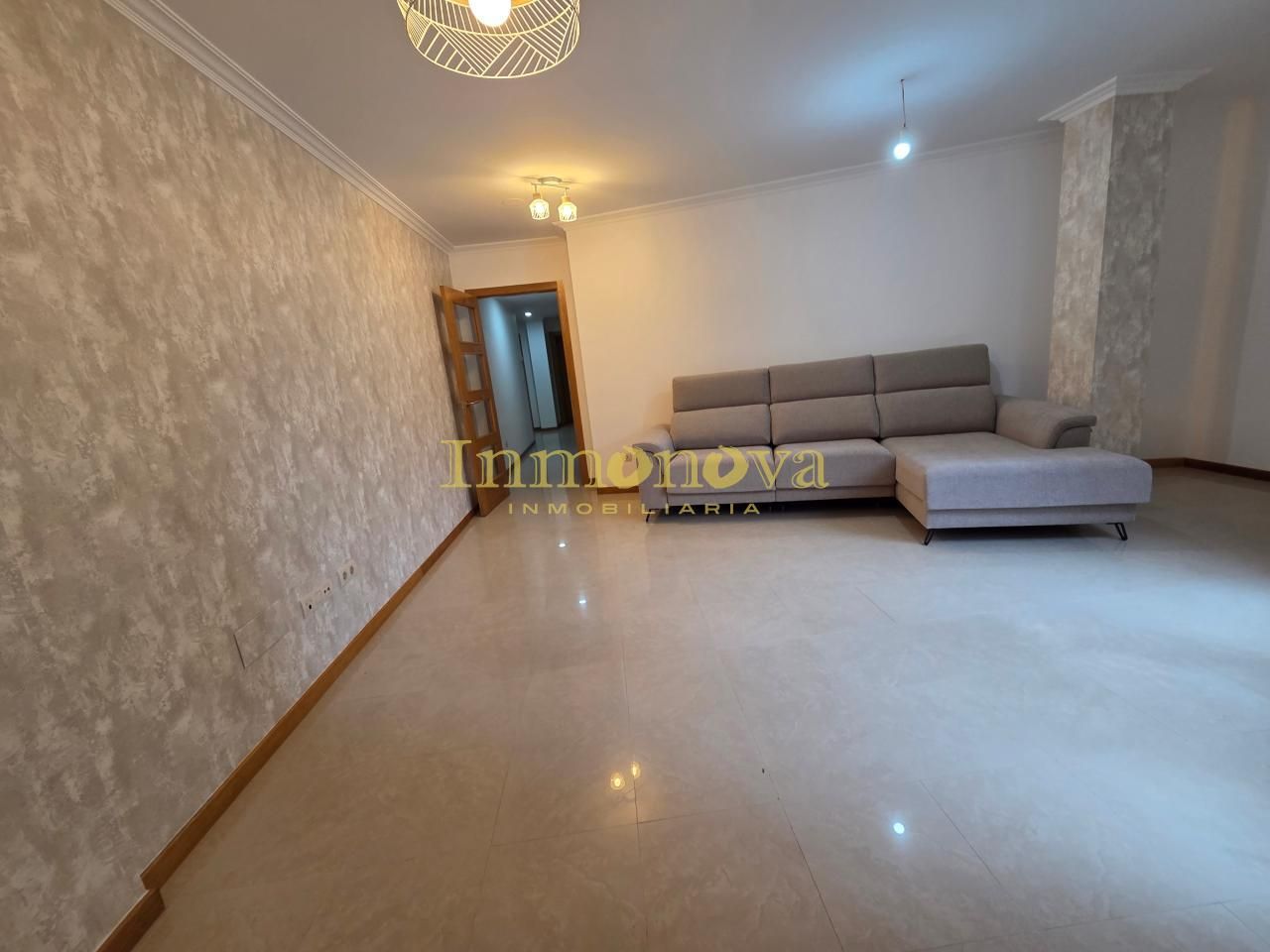 Living room of Flat for sale in Ponteareas  with Heating, Storage room and Furnished