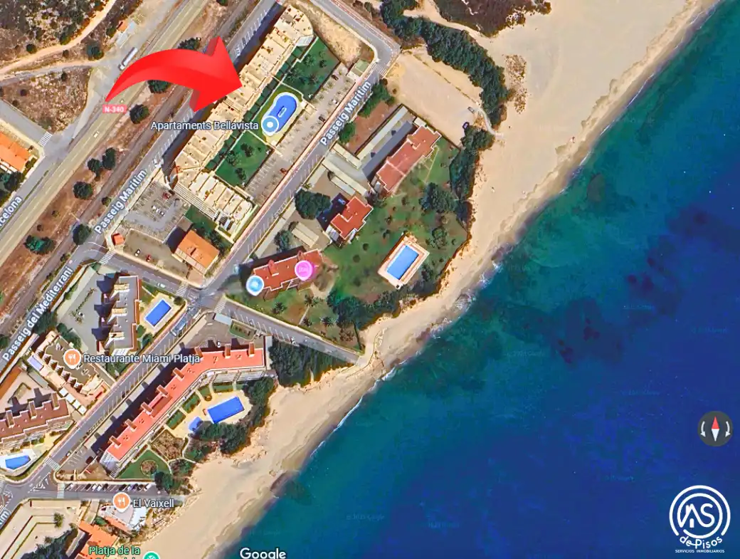 Vista exterior de Apartament de lloguer en Mont-roig del Camp amb Aire condicionat, Calefacció i Jardí privat