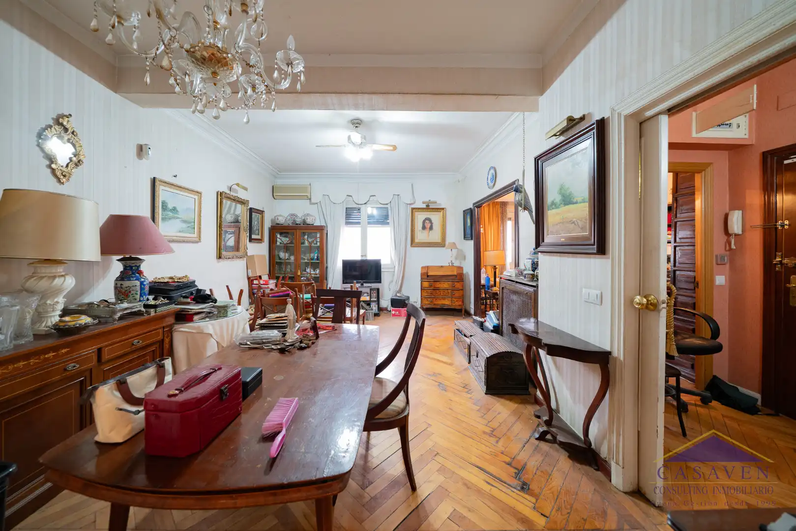 Wohnzimmer von Wohnung zum Verkauf in Madrid mit Heizung