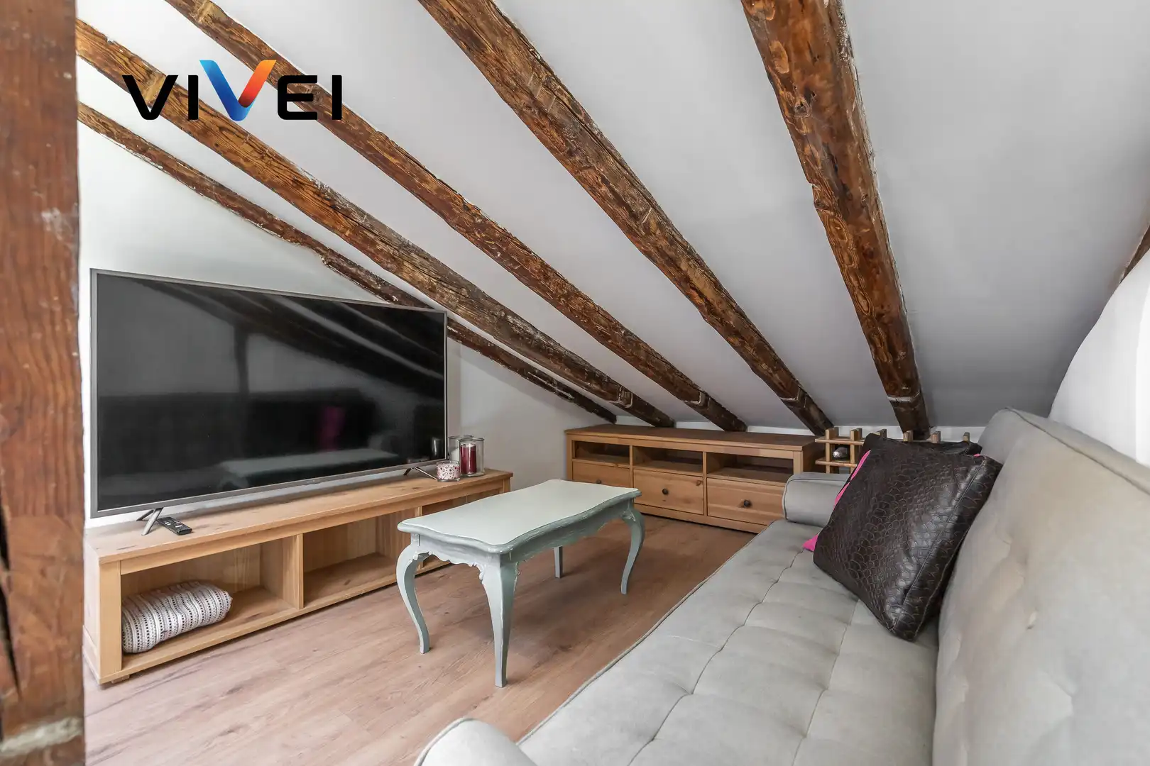 Sala de estar de Ático en venta en Madrid con Calefacción y Terraza