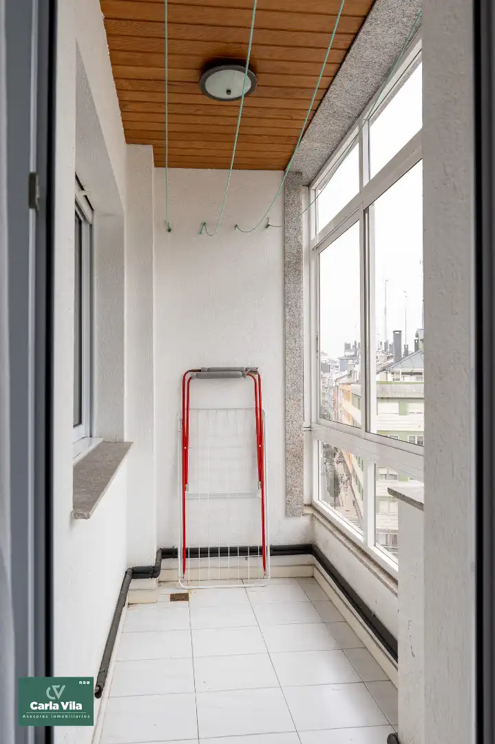 Balcony of Flat for sale in Lugo  with Heating, Parquet flooring and Storage room