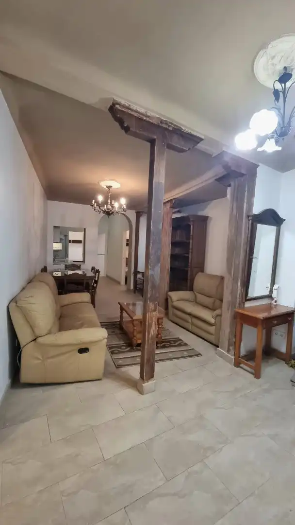 Wohnzimmer von Wohnung zur Miete in Málaga mit Möbliert