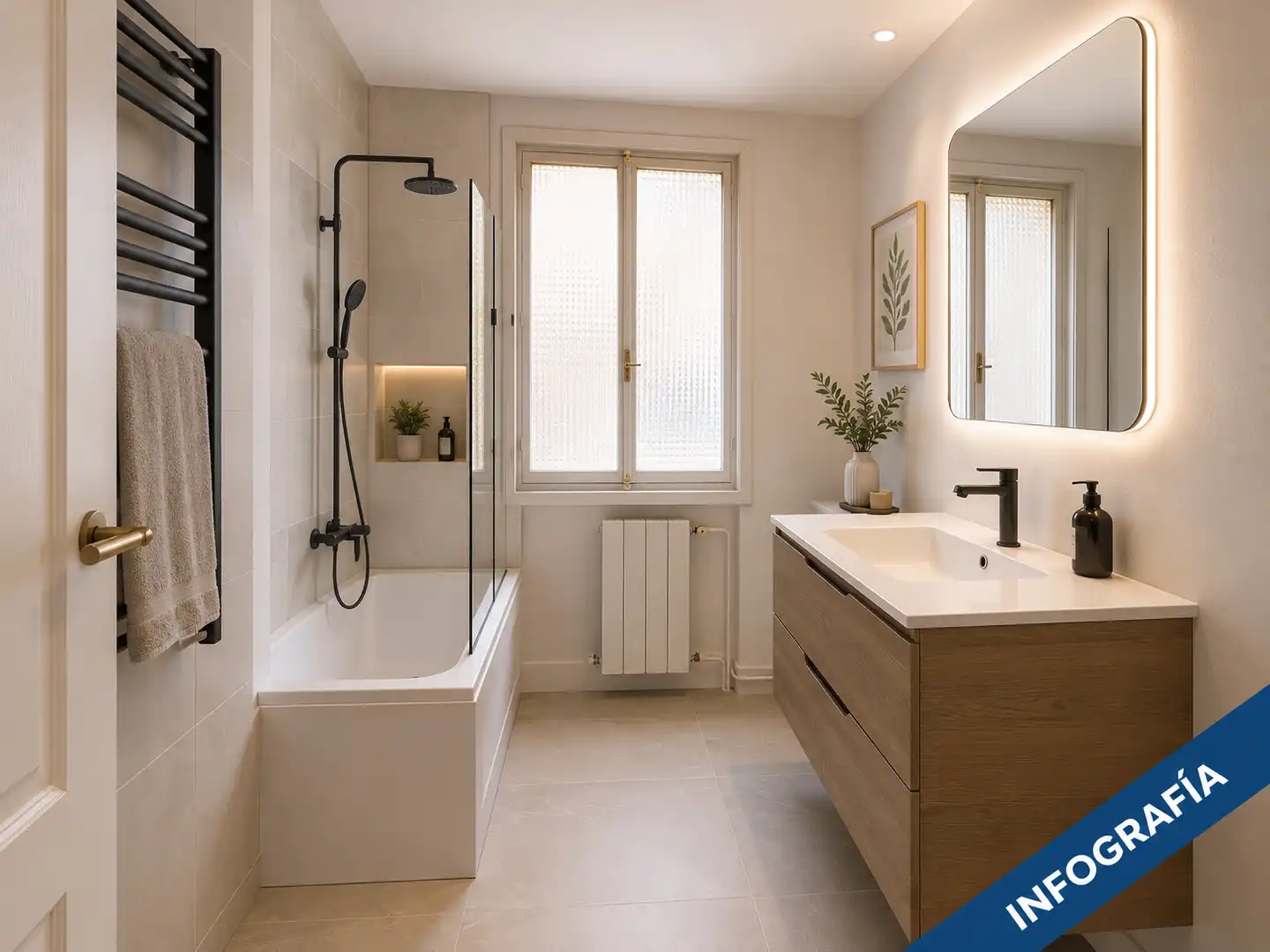 Baño de Piso en venta en Madrid con Calefacción, Terraza y Trastero