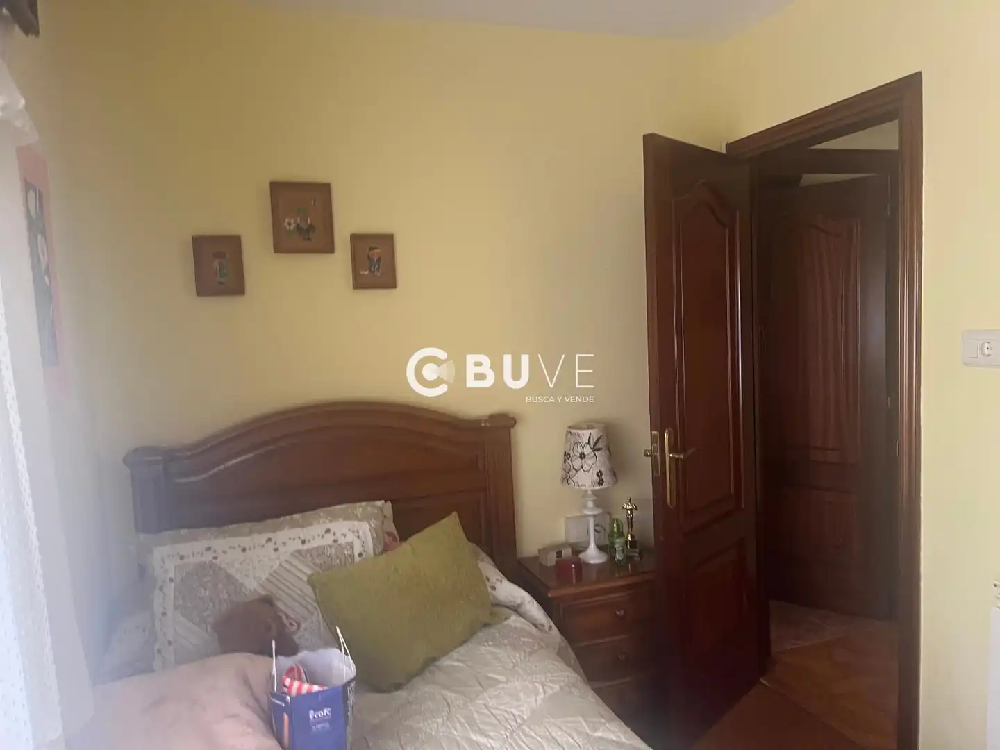 Bedroom of Flat for sale in Ferrol  with Heating, Terrace and Furnished
