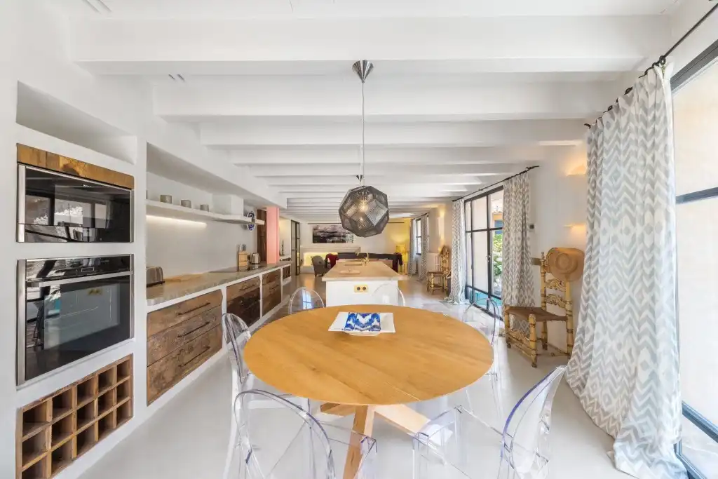 Dining room of Country homes for sale in Deià  with Air Conditioner, Heating and Terrace