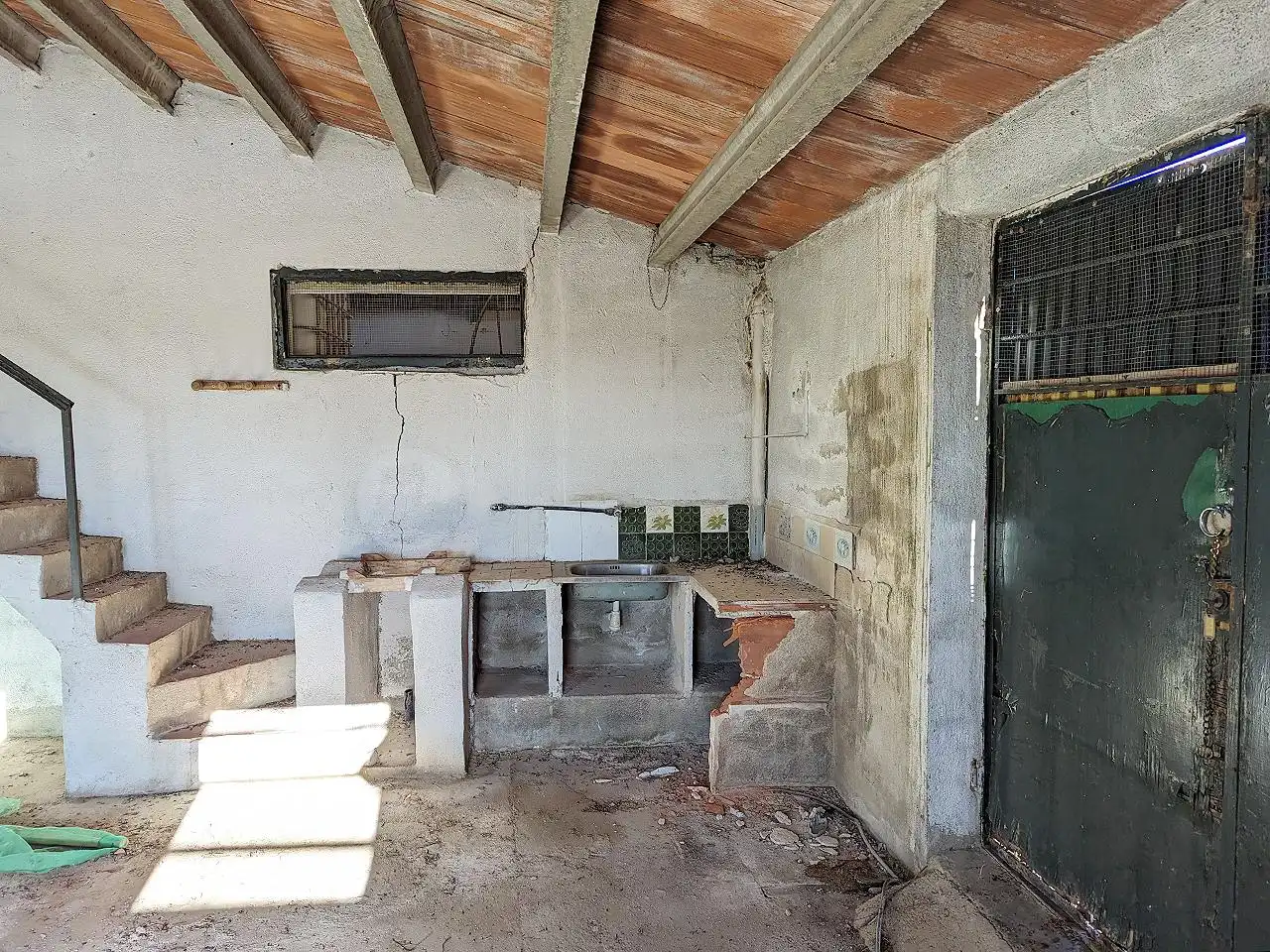 Cocina de Finca rústica en venta en La Sénia con Terraza