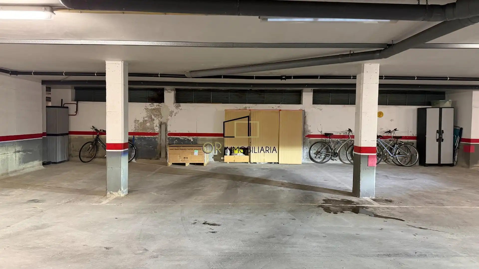 Parking of Flat for sale in Vilanova i la Geltrú  with Heating, Parquet flooring and Terrace