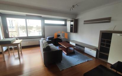 Living room of Flat for sale in Vigo   with Heating, Terrace and Storage room