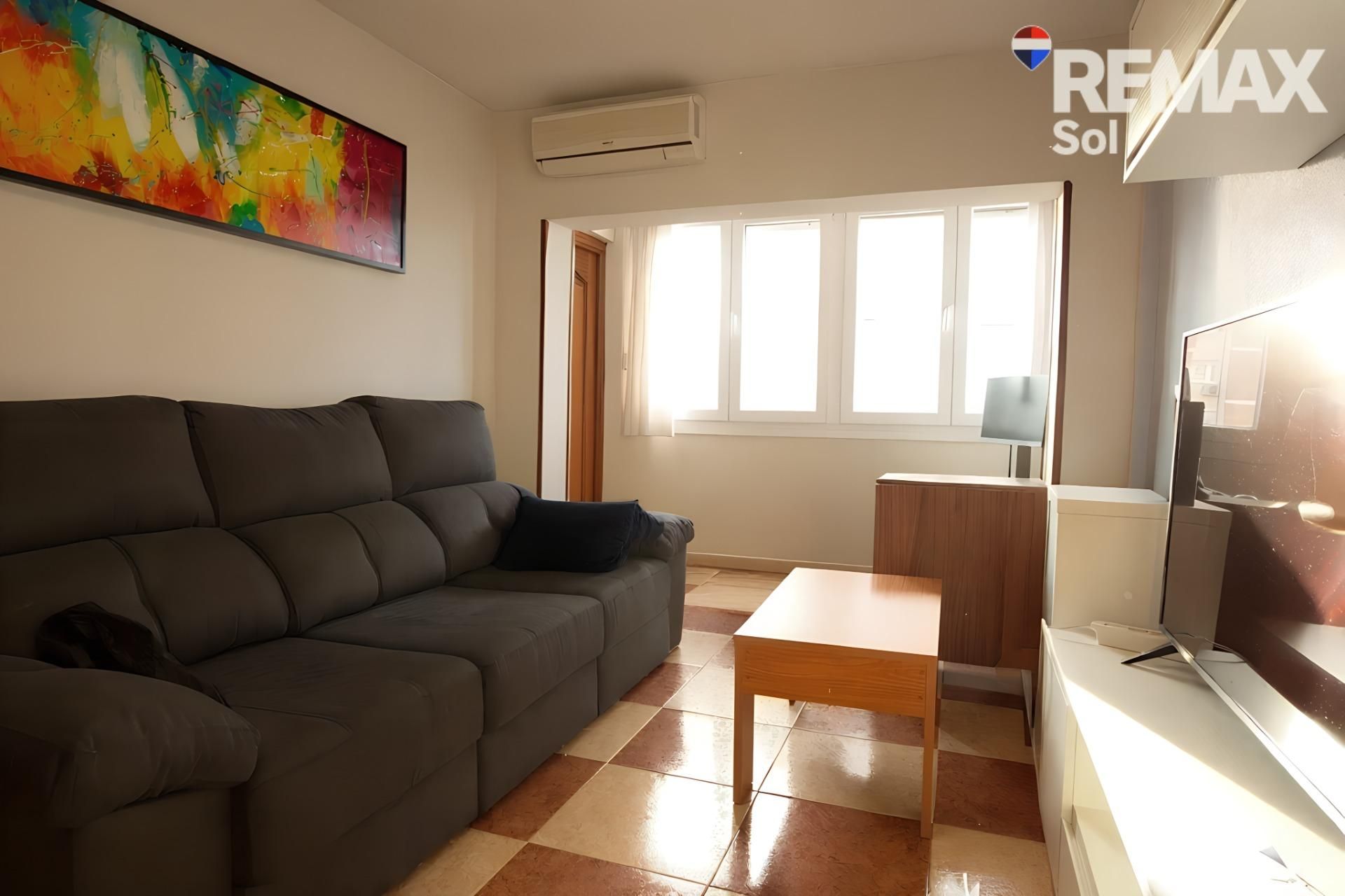 Sala de estar de Piso en venta en  Madrid Capital con Aire acondicionado