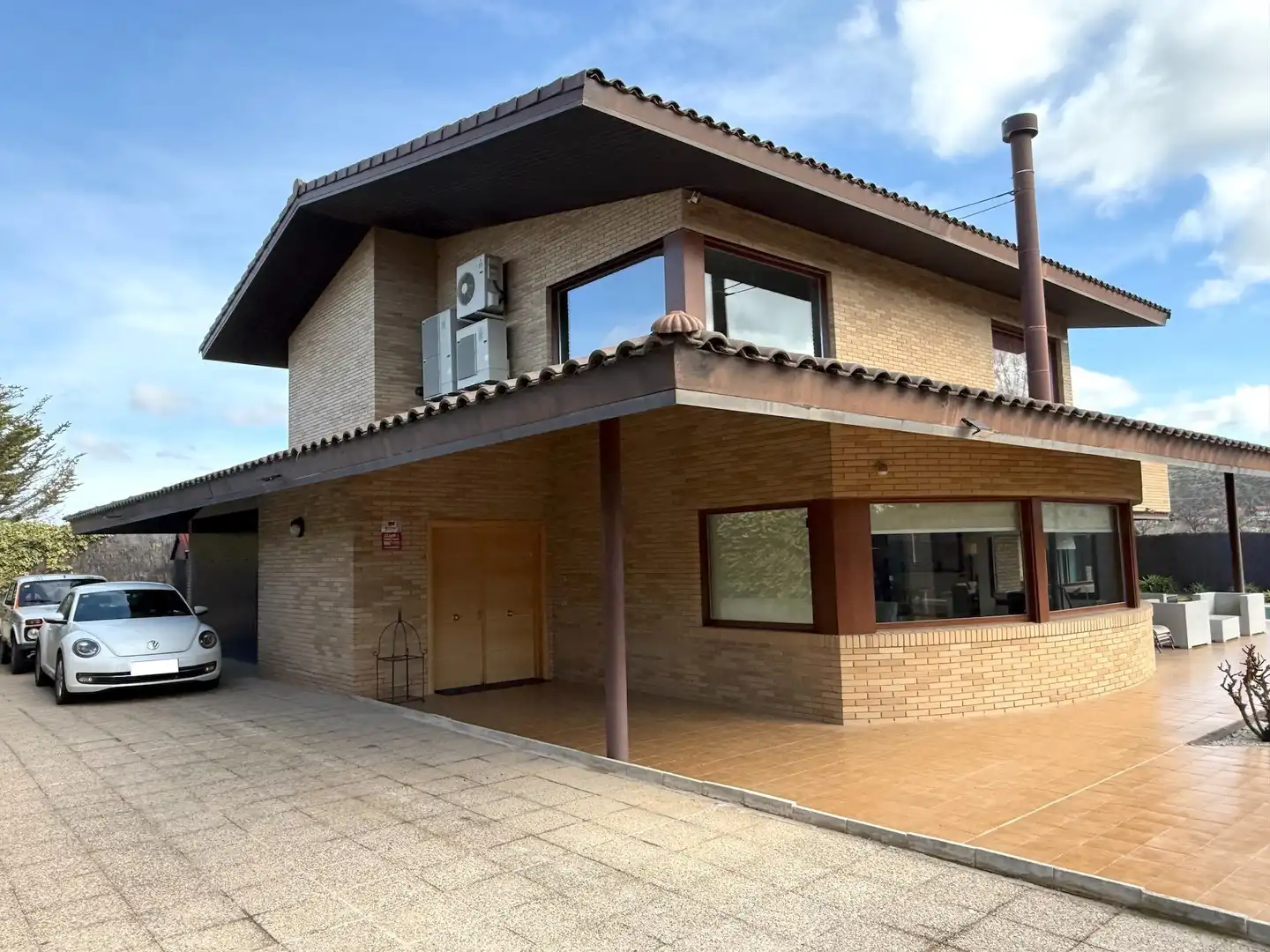 Vista exterior de Casa o chalet en venta en Cadrete con Aire acondicionado, Calefacción y Jardín privado