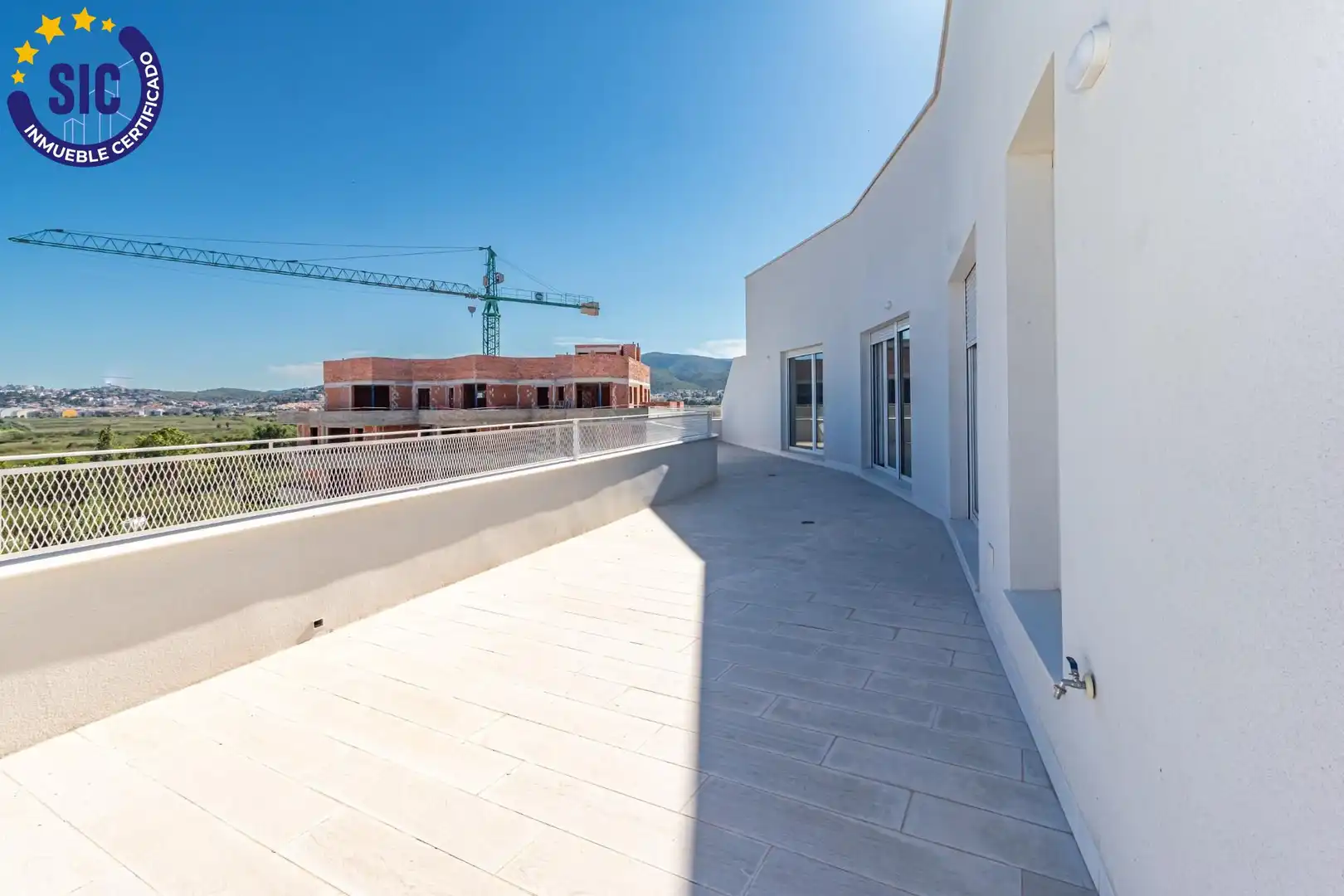 Terrasse von Dachboden zum Verkauf in Peñíscola / Peníscola mit Heizung, Privatgarten und Terrasse