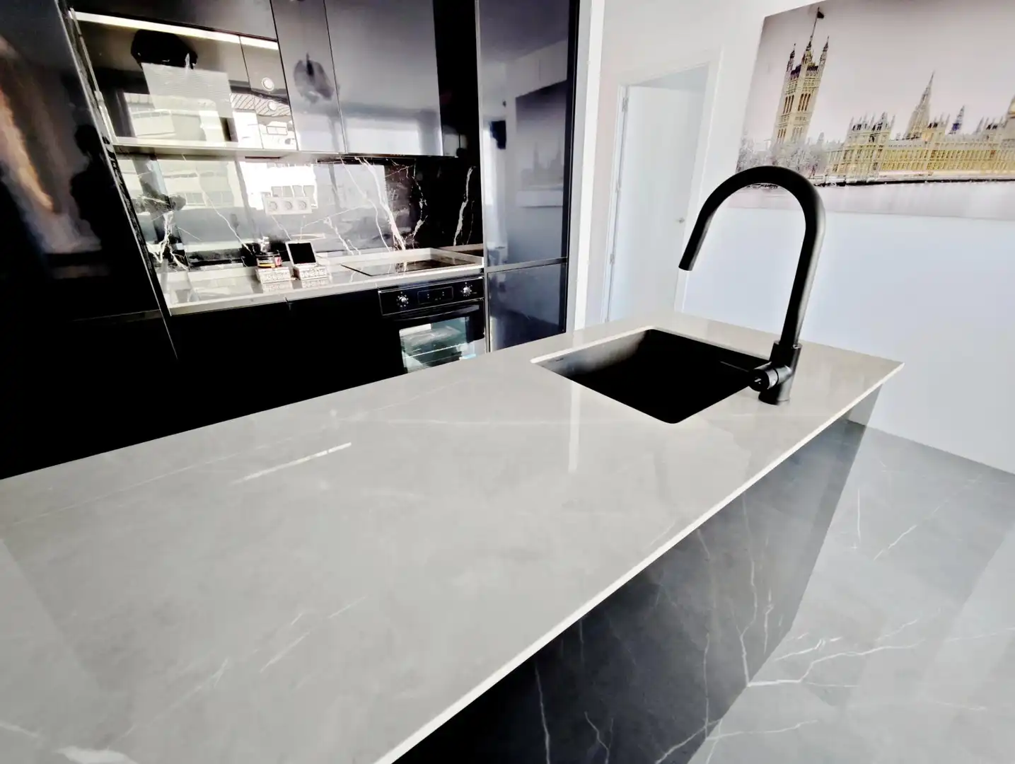 Cuina de Apartament en venda en Benalmádena amb Aire condicionat, Terrassa i Traster