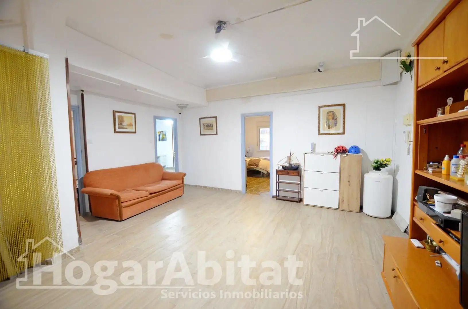 Sala de estar de Piso en venta en Alicante / Alacant con Amueblado y Balcón
