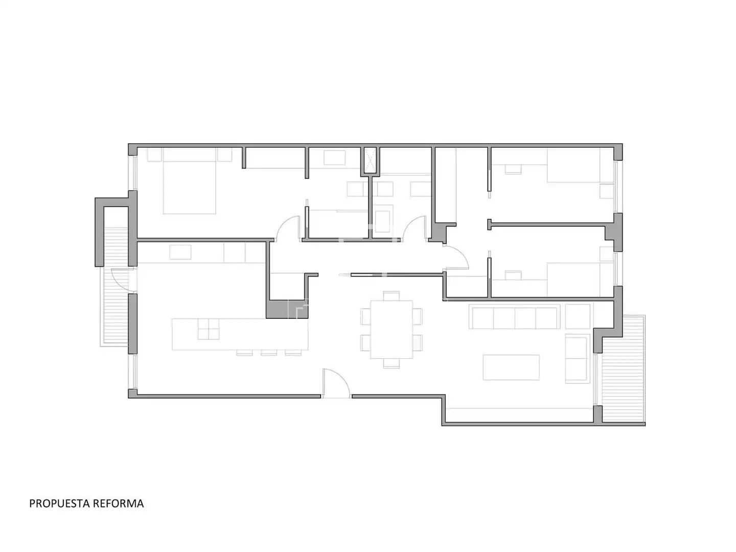Wohnung zum Verkauf in Valencia mit Klimaanlage, Möbliert und Balkon