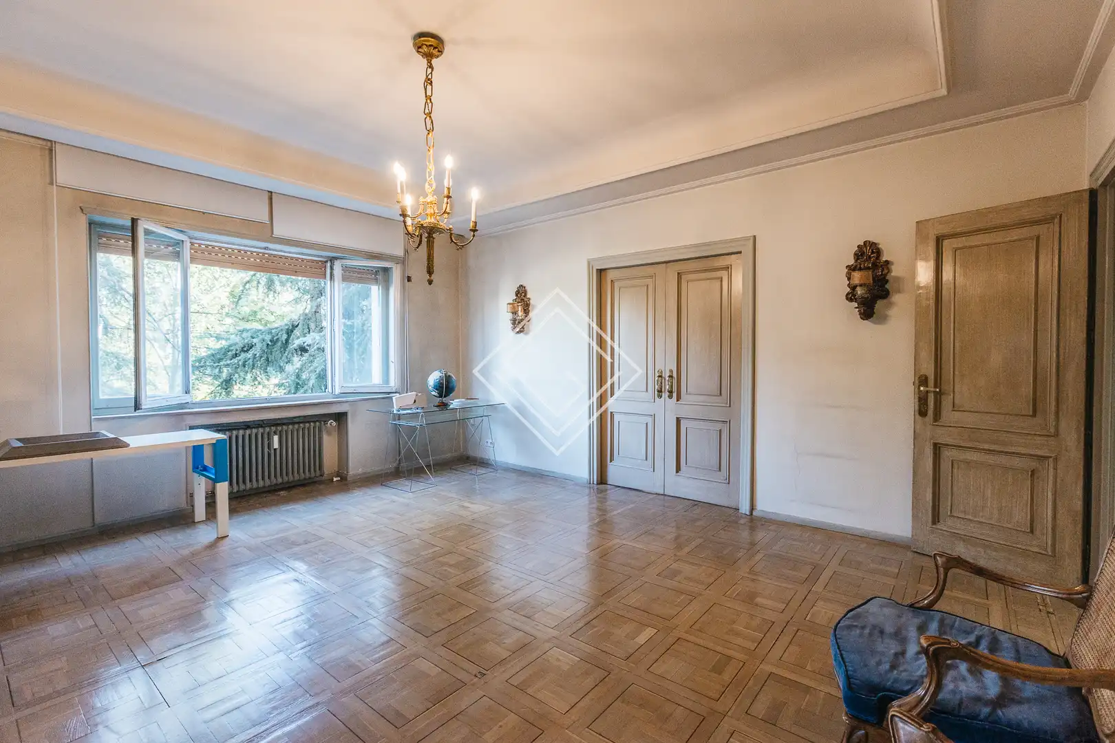 Sala d'estar de Pis en venda en Madrid amb Calefacció, Jardí privat i Traster