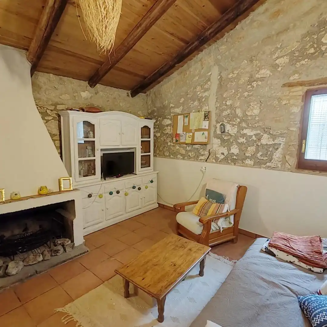 Sala de estar de Finca rústica en venta en Castellet i la Gornal con Jardín privado