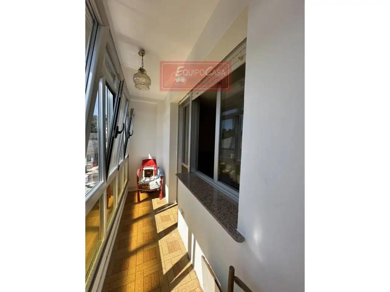 Balcony of Flat for sale in Begonte  with Heating, Private garden and Parquet flooring