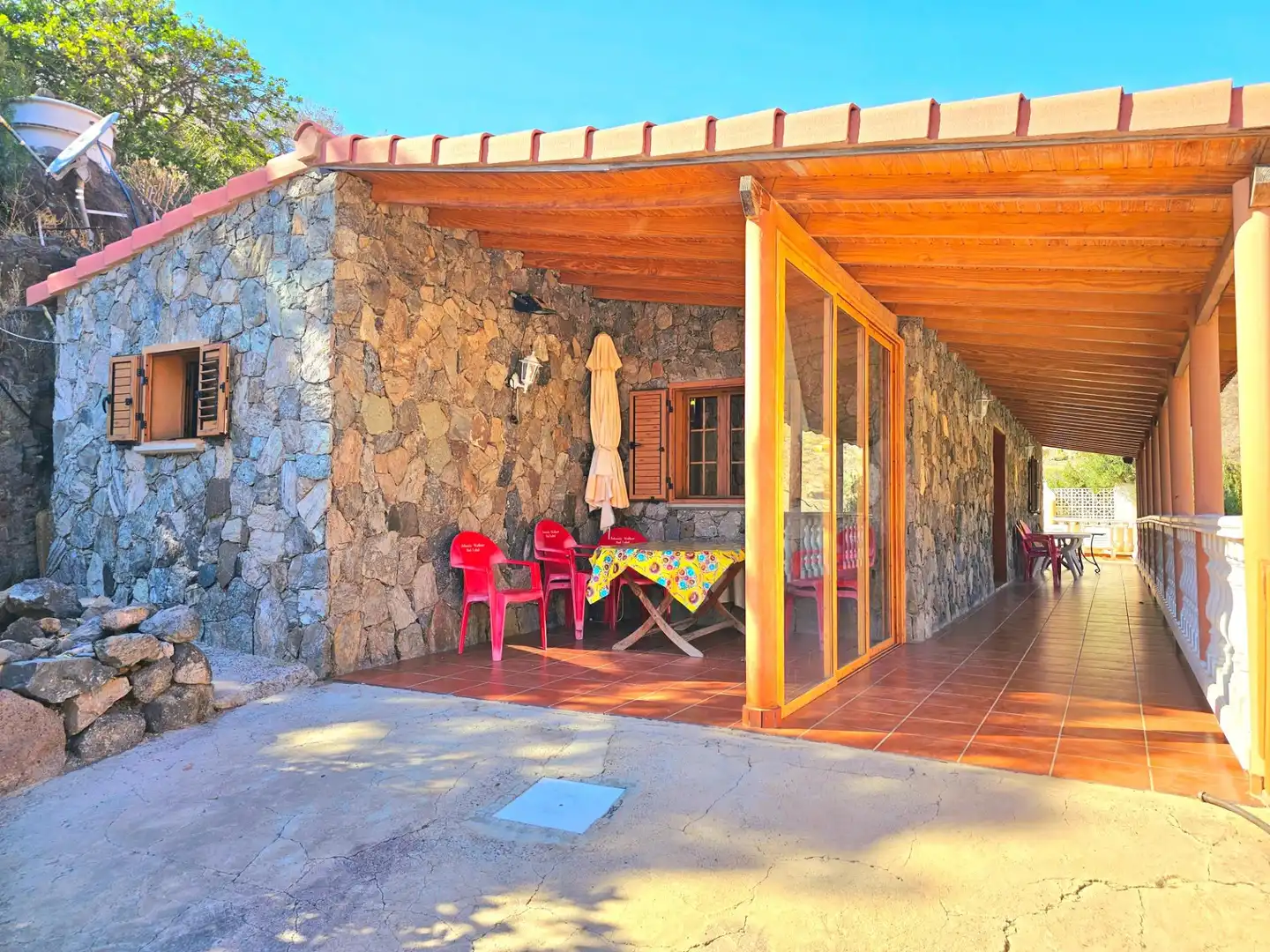 Terraza de Finca rústica en venta en La Aldea de San Nicolás  con Jardín privado, Terraza y Trastero