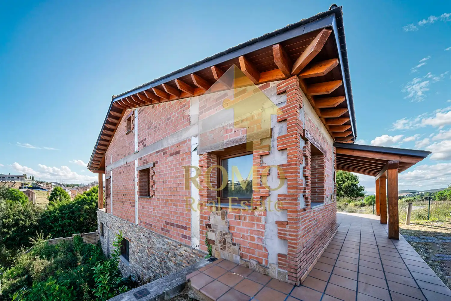 Vista exterior de Casa o xalet en venda en Palau-solità i Plegamans amb Jardí privat, Terrassa i Traster