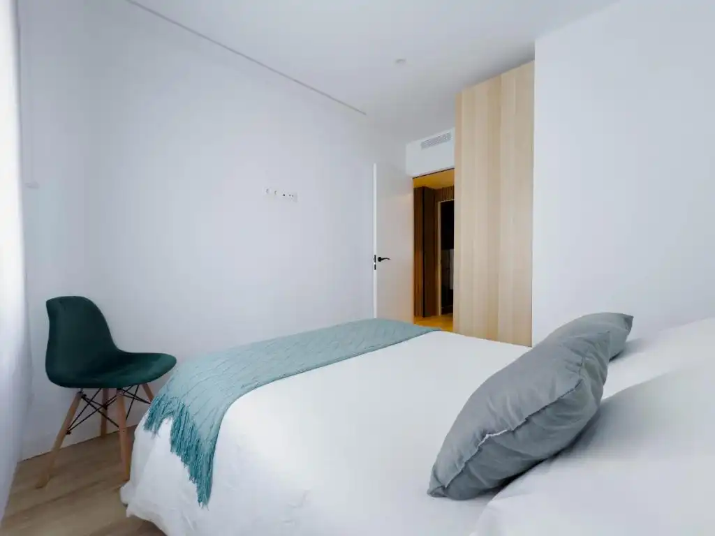Schlafzimmer von Wohnung zur Miete in Centro
