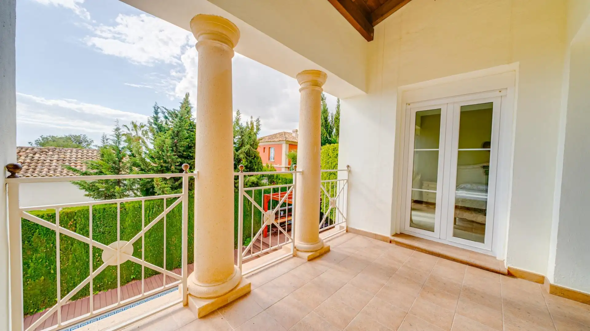 Terrasse von Haus oder Chalet zum Verkauf in Finestrat mit Klimaanlage, Heizung und Privatgarten