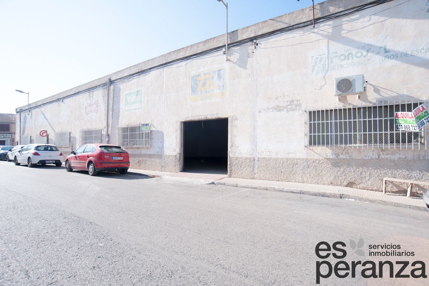 Vista exterior de Nau industrial de lloguer en  Murcia Capital