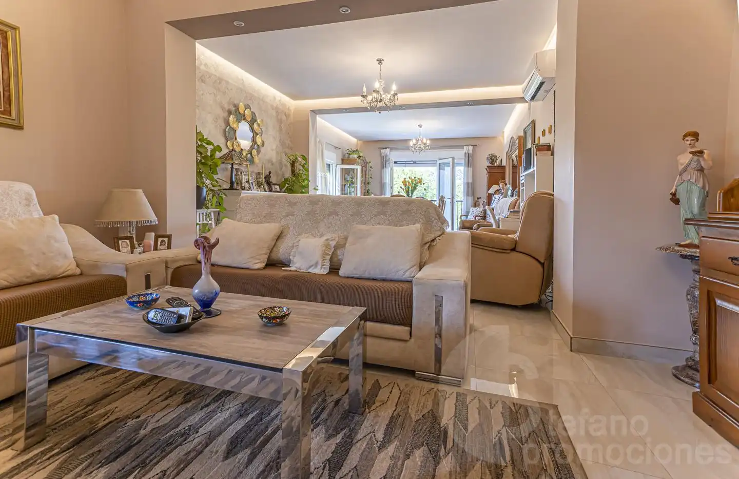 Living room of Houses for sale in Málaga  with Air Conditioner, Heating and Private garden