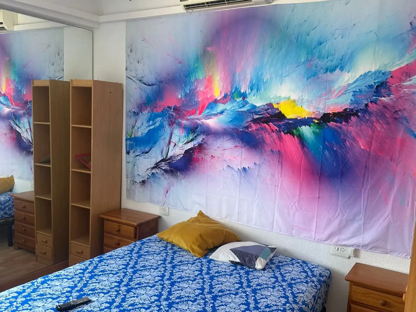 Schlafzimmer von Wohnung zur Miete in Murcia mit Klimaanlage, Heizung und Möbliert