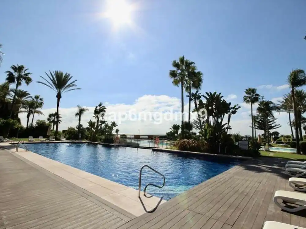 Swimming pool of Attic for rent in Marbella  with Air Conditioner, Terrace and Storage room