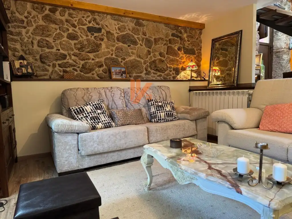 Sala de estar de Casa o chalet en venta en A Estrada  con Jardín privado, Horno y Balcón