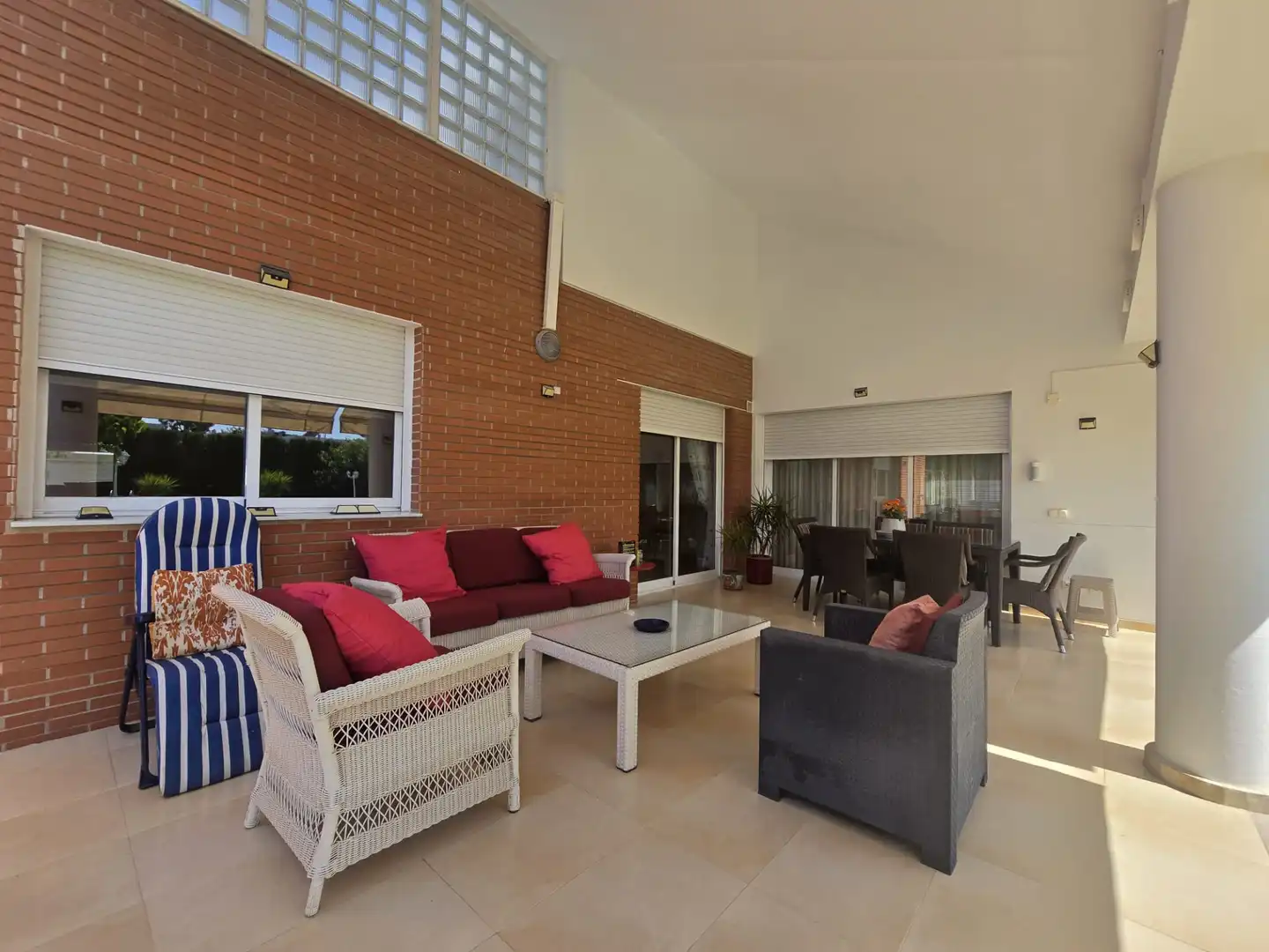 Terrassa de Casa o xalet en venda en Castellón de la Plana / Castelló de la Plana amb Aire condicionat, Calefacció i Jardí privat