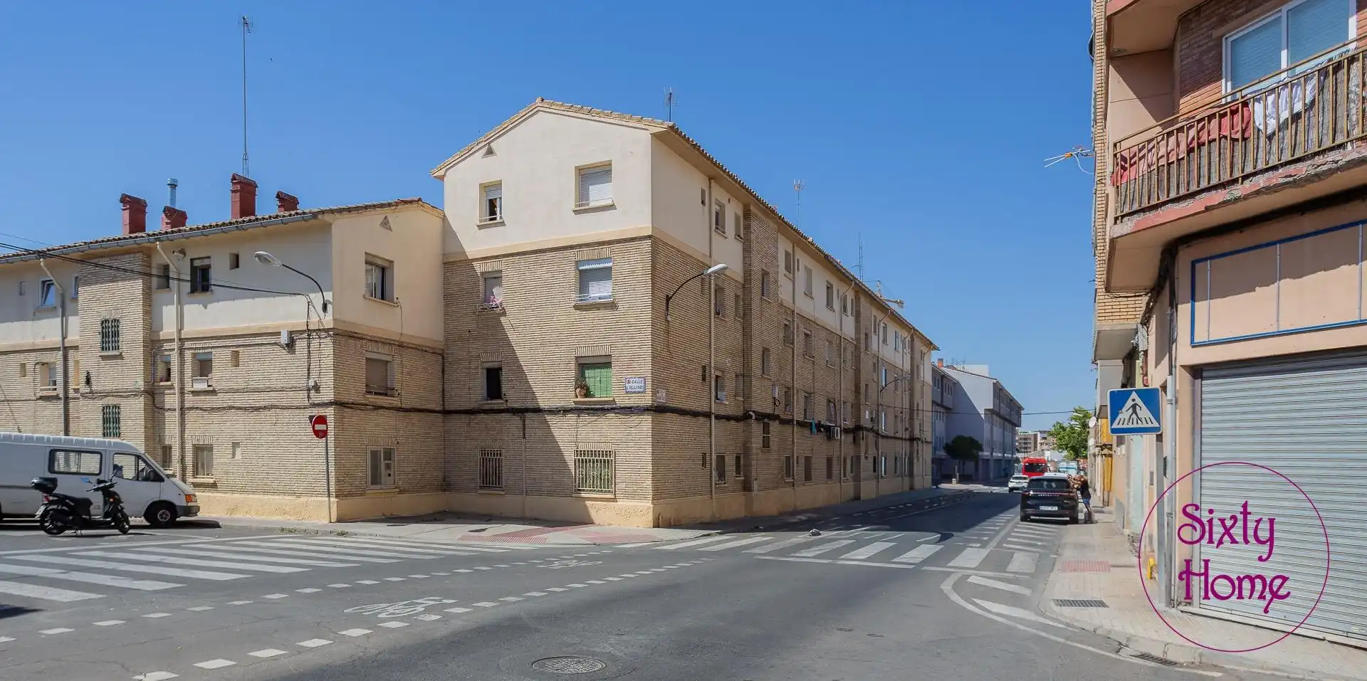 Vista exterior de Piso en venta en Zaragoza con Calefacción, Parquet y Amueblado