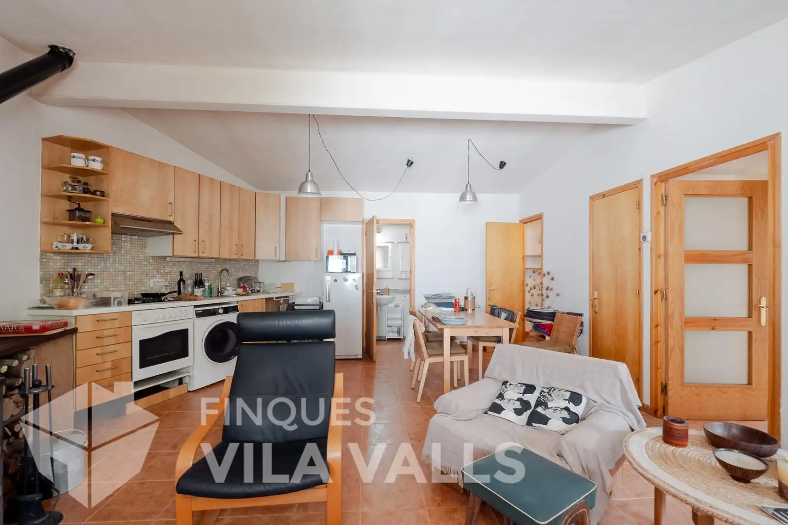 Cuina de Casa o xalet en venda en Sant Quirze Safaja amb Jardí privat