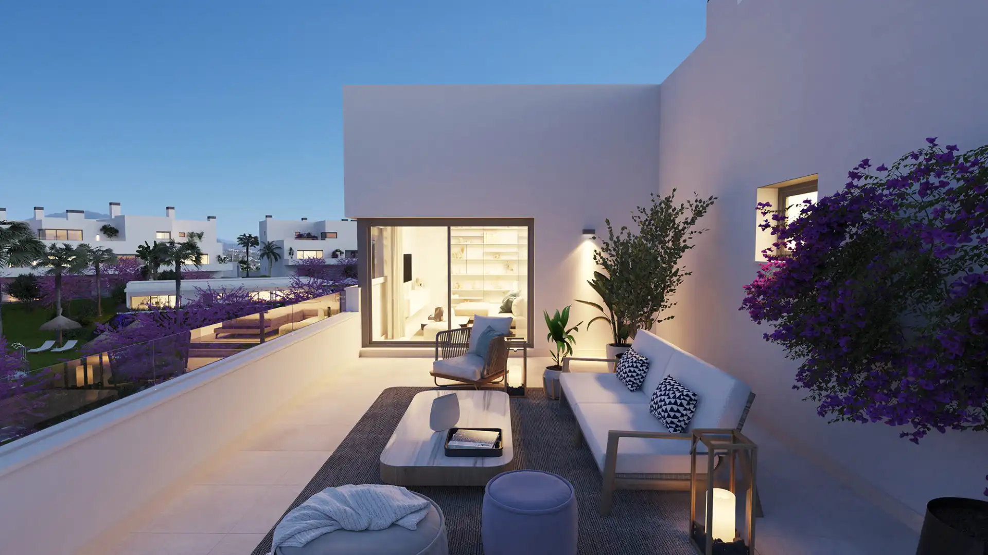 Terrace of Apartments for sale in Estepona  with Air Conditioner, Terrace and Swimming Pool