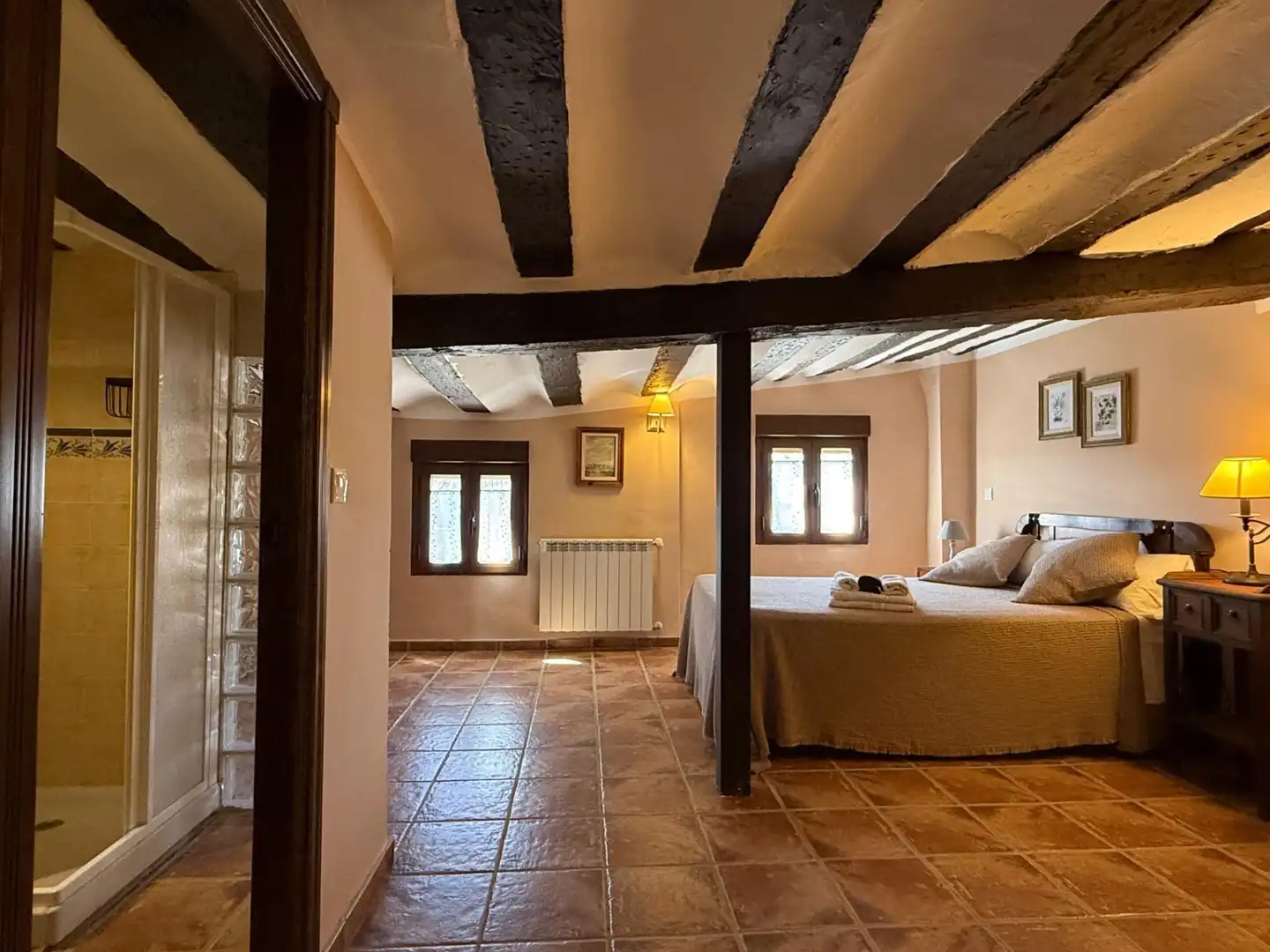Habitación de Finca rústica en venta en Auñón con Terraza, Amueblado y Balcón