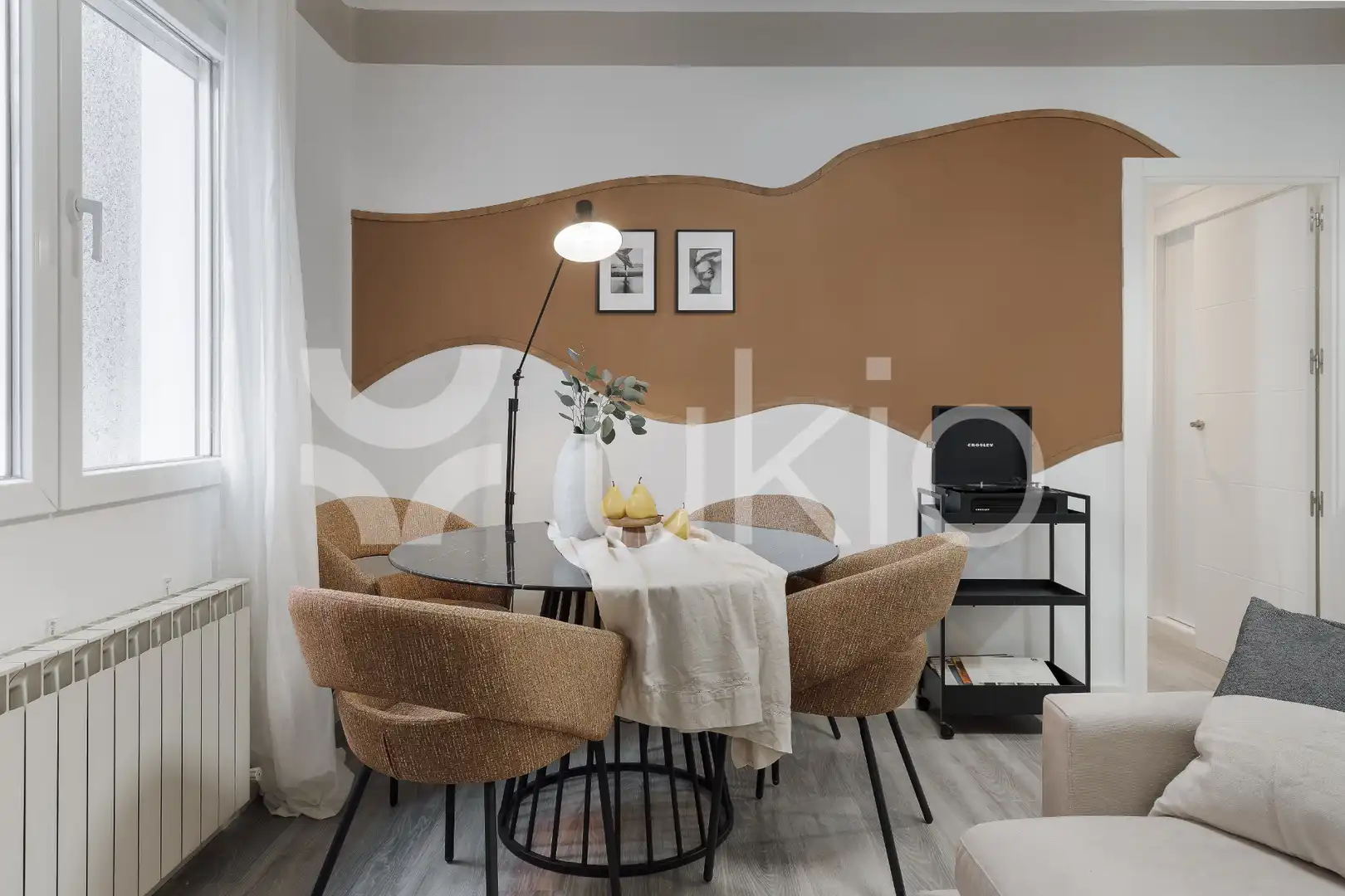 Dining room of Apartments for rent in Madrid  with Air Conditioner, Heating and Furnished